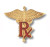 Prestige Medical 1035 - Emblem Pin - RX on Caduceus Prestige Medical 1035 - Emblem Pin - RX on Caduceus