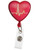 Prestige Medical S13 - Retracteze ID Holder - EKG Red Heart