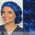 Green Scrubs - Bouffant Scrub Hats - Space Clouds Green Scrubs - Bouffant Scrub Hats - Space Clouds