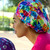 Green Scrubs - Bouffant Hat - Colorful Kitties Green Scrubs - Bouffant Hat - Colorful Kitties