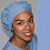 Green Scrubs - Bouffant Hat - 100% Cotton Dr Blue Green Scrubs - Bouffant Hat - 100% Cotton Dr Blue
