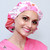 Green Scrubs - Bouffant Hat - Floral Pink Green Scrubs - Bouffant Hat - Floral Pink