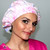 Green Scrubs - Bouffant Hat - Soft Petals