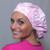 Green Scrubs - Bouffant Hat - Hibiscus Light Pink Green Scrubs - Bouffant Hat - Hibiscus Light Pink