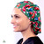 Green Scrubs - Bouffant Hat - Holiday Bulbs Green Scrubs - Bouffant Hat - Holiday Bulbs