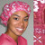 Green Scrubs - Bouffant Hat - Honu Pink Green Scrubs - Bouffant Hat - Honu Pink