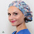 Green Scrubs - Bouffant Hat - Malaysian Rivers Green Scrubs - Bouffant Hat - Malaysian Rivers