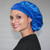 Green Scrubs - Bouffant Hat Liner - Royal Satin Green Scrubs - Bouffant Hat Liner - Royal Satin