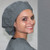 Green Scrubs - Bouffant Hat - Pewter Green Scrubs - Bouffant Hat - Pewter