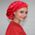 Green Scrubs - Bouffant Hat Liner - Satin Red Green Scrubs - Bouffant Hat Liner - Satin Red