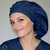 Green Scrubs -Tie Bonnet Hat - Navy Green Scrubs -Tie Bonnet Hat - Navy