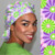Green Scrubs - Tie Bonnet Hat - Mums Away