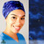 Green Scrubs - Modern Fit Super Tie Hat - Space Clouds Green Scrubs - Modern Fit Super Tie Hat - Space Clouds