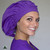 Green Scrubs -Tie Bonnet Hat - Poplin Purple Green Scrubs -Tie Bonnet Hat - Poplin Purple