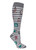 Prestige Medical 386 - 12" Premium Compression Socks - Grey Stripe Medical Symbols Prestige Medical 386 - 12" Premium Compression Socks - Grey Stripe Medical Symbols