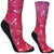 Prestige Medical 389 - Performance Socks - Pink Ribbons Hot Pink Prestige Medical 389 - Performance Socks - Pink Ribbons Hot Pink
