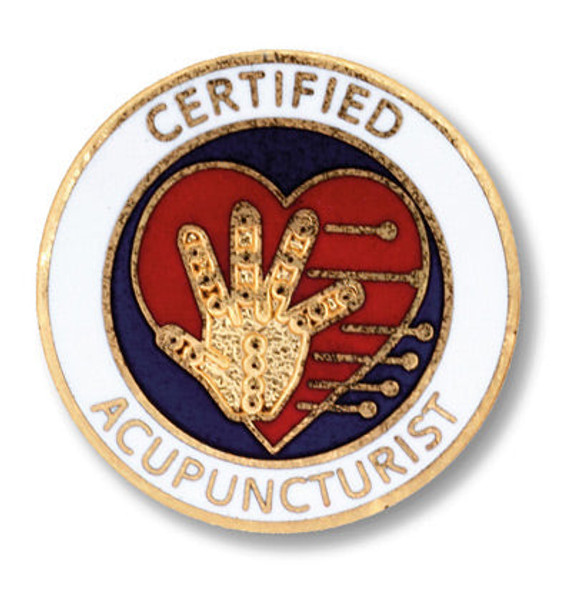 Prestige Medical 1014 - Emblem Pin - Certified  Acupuncturist