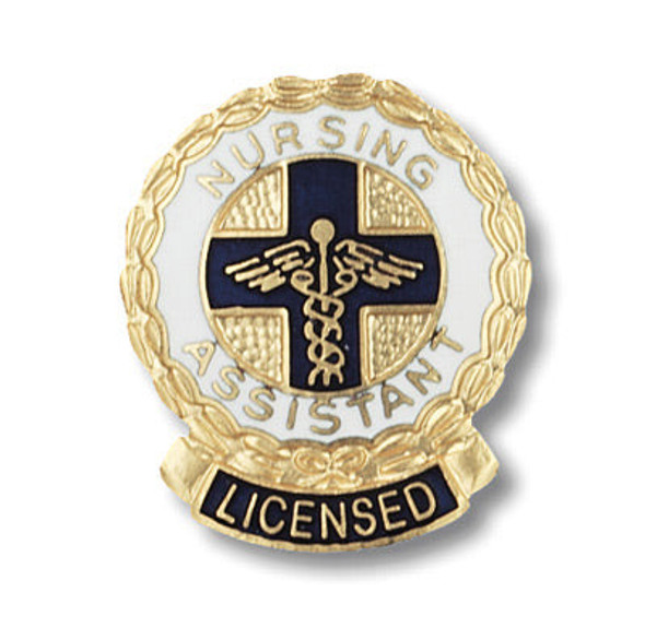 Prestige Medical 1072 - Emblem Pin - Licensed Nursing Assistant