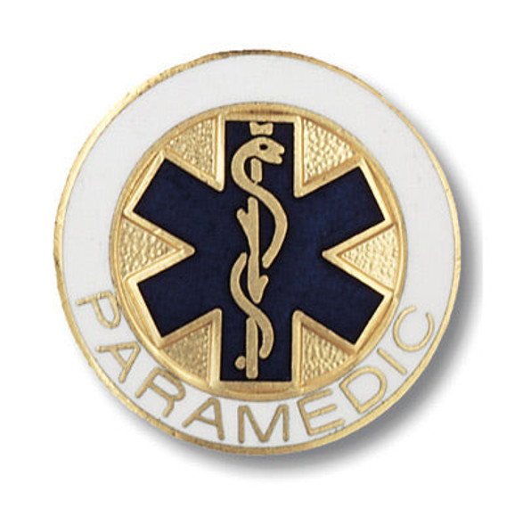 Prestige Medical 1084 - Emblem Pin - Paramedic (Star of Life)