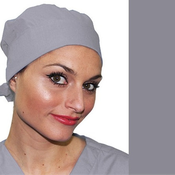 Green Scrubs - The Original Super Tie Hat - Grey