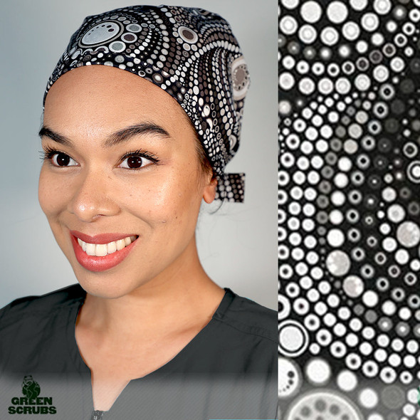 Green Scrubs - Modern Fit Super Tie Hat - BW Strands