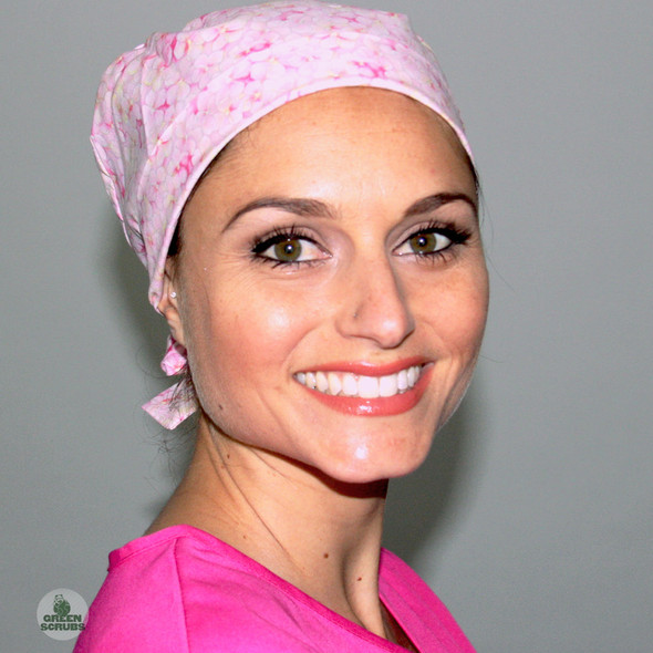 Green Scrubs - Modern Fit Super Tie Hat - Plumeria