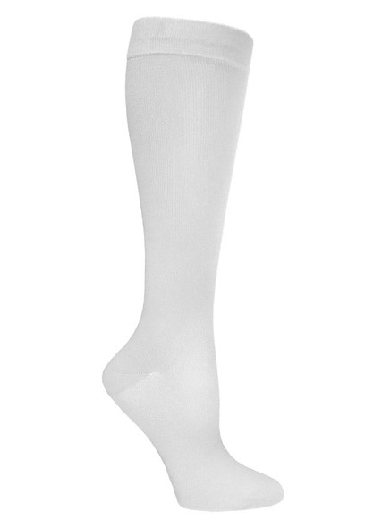 Prestige Medical 386 - 12" Premium Compression Socks - White