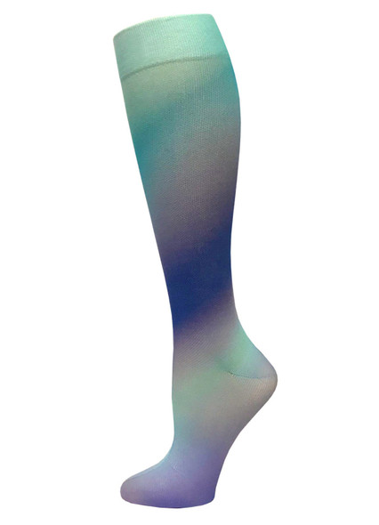 Prestige Medical 387 - 12" Soft Comfort Compression Socks - Northern Lights