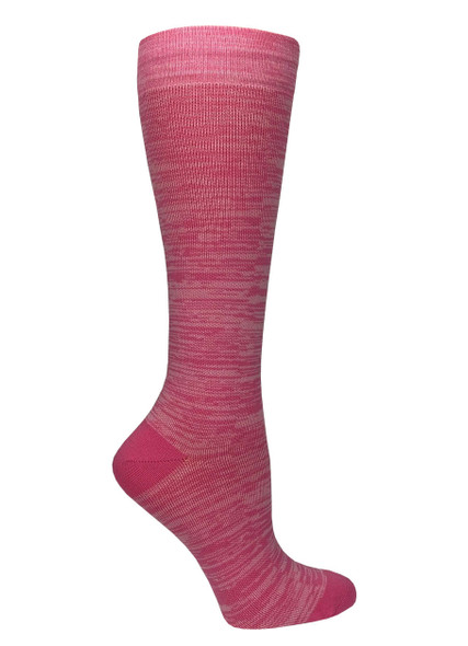 Prestige Medical 386 - 12" Premium Compression Socks - Static Pink