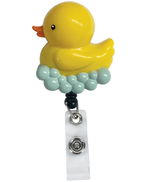 Prestige Medical S14 - Retracteze ID Holder - Yellow Duck