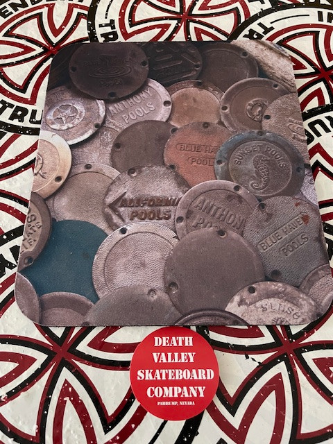 Vintage Pool Plates Collection Mousepad by Death Valley Skateboard Company, Photography by Toby Burger