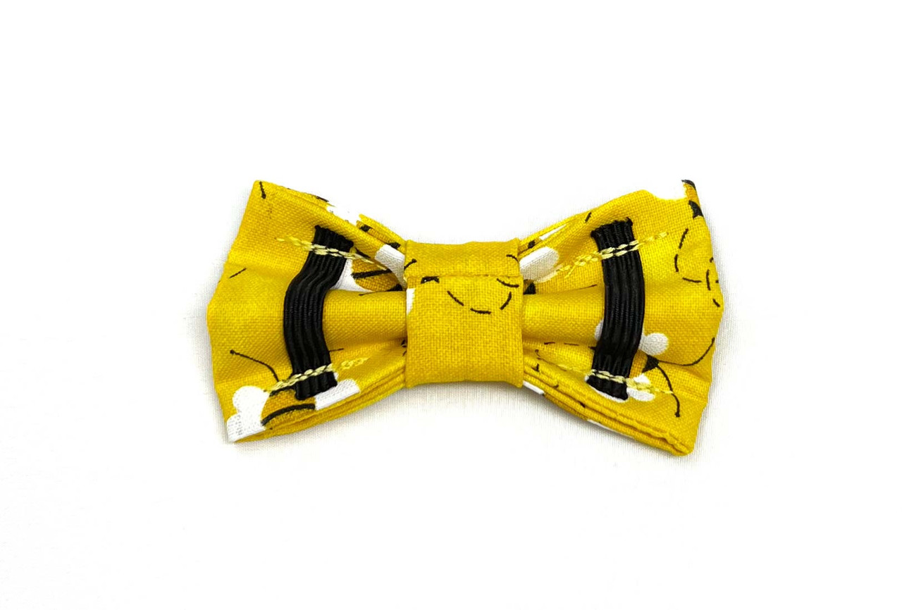 Cat Collar & Bow Tie - Bees