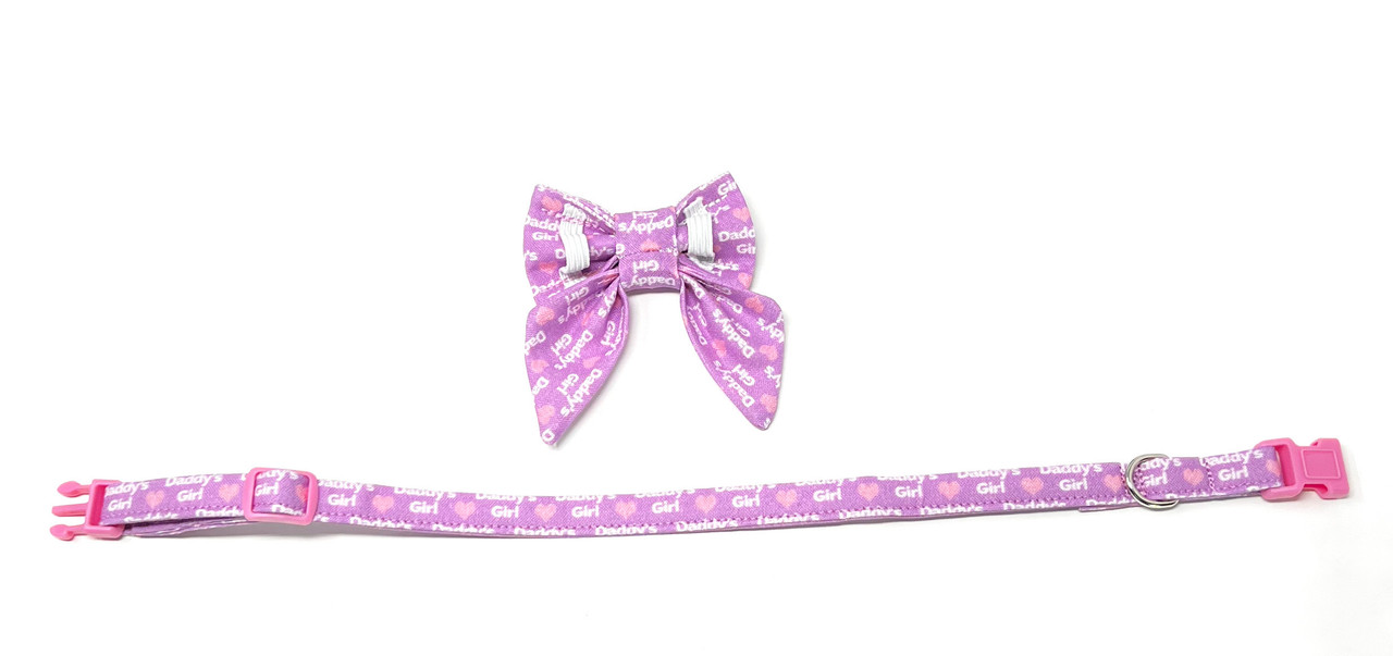 Cat Collar & Sailor Bow Tie  - Daddy’s Girl