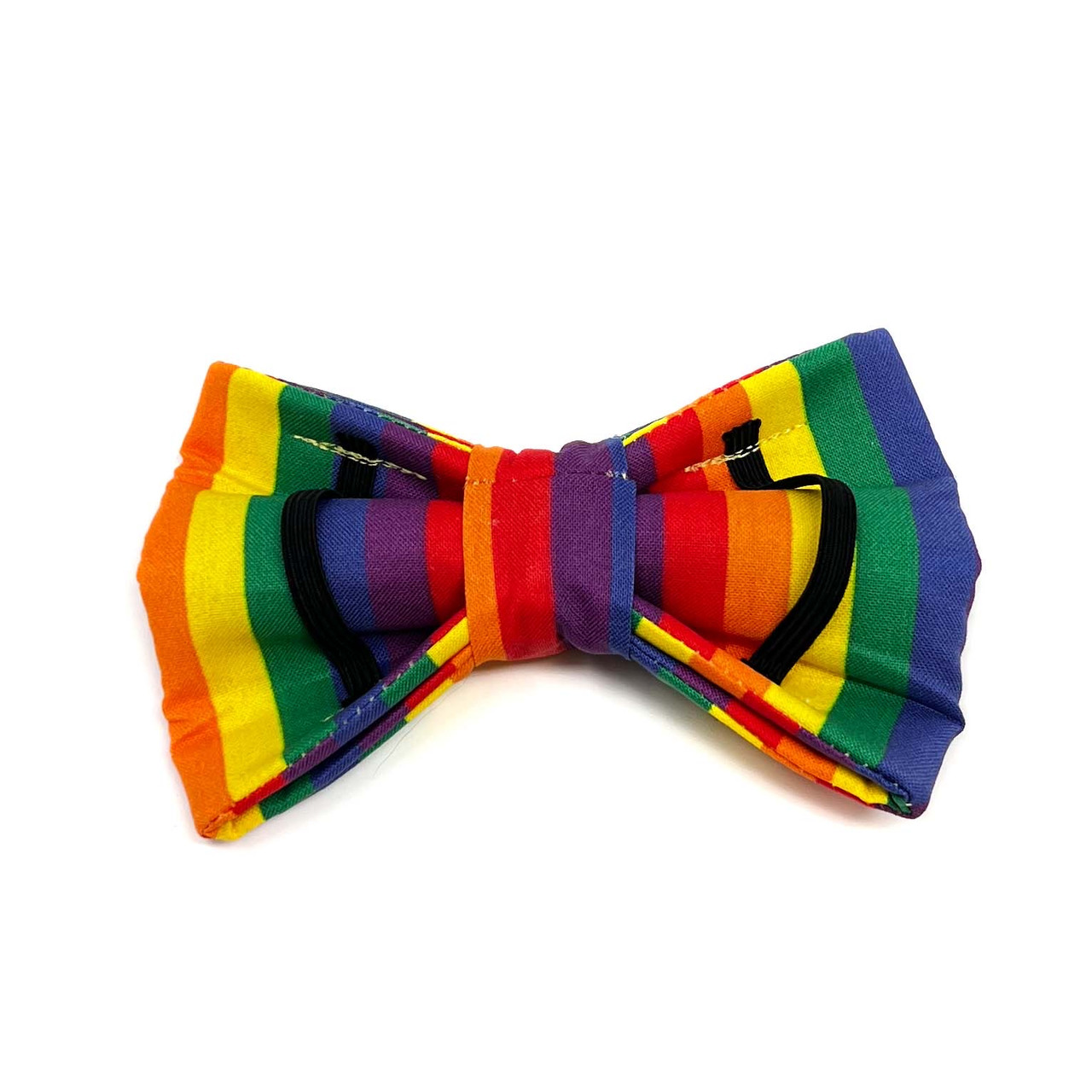 Pride Rainbow Stripes Bow Tie