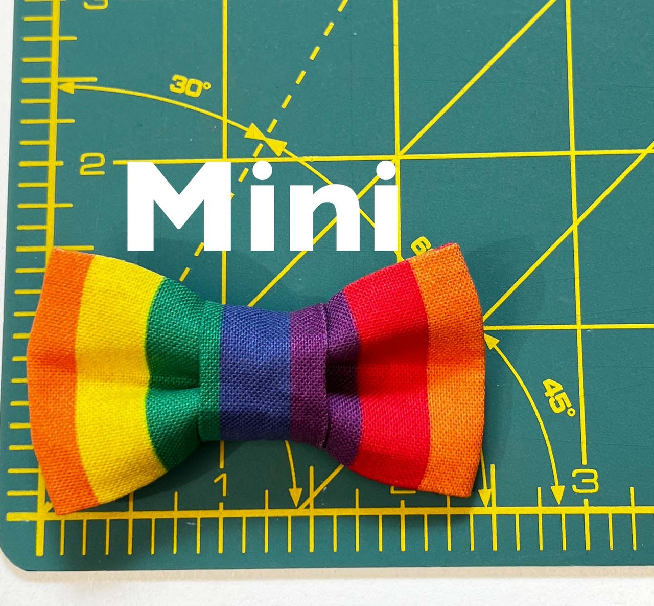 Pride Rainbow Stripes Bow Tie