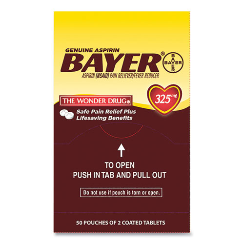Bayer Aspirin first aid kit refills individual packs