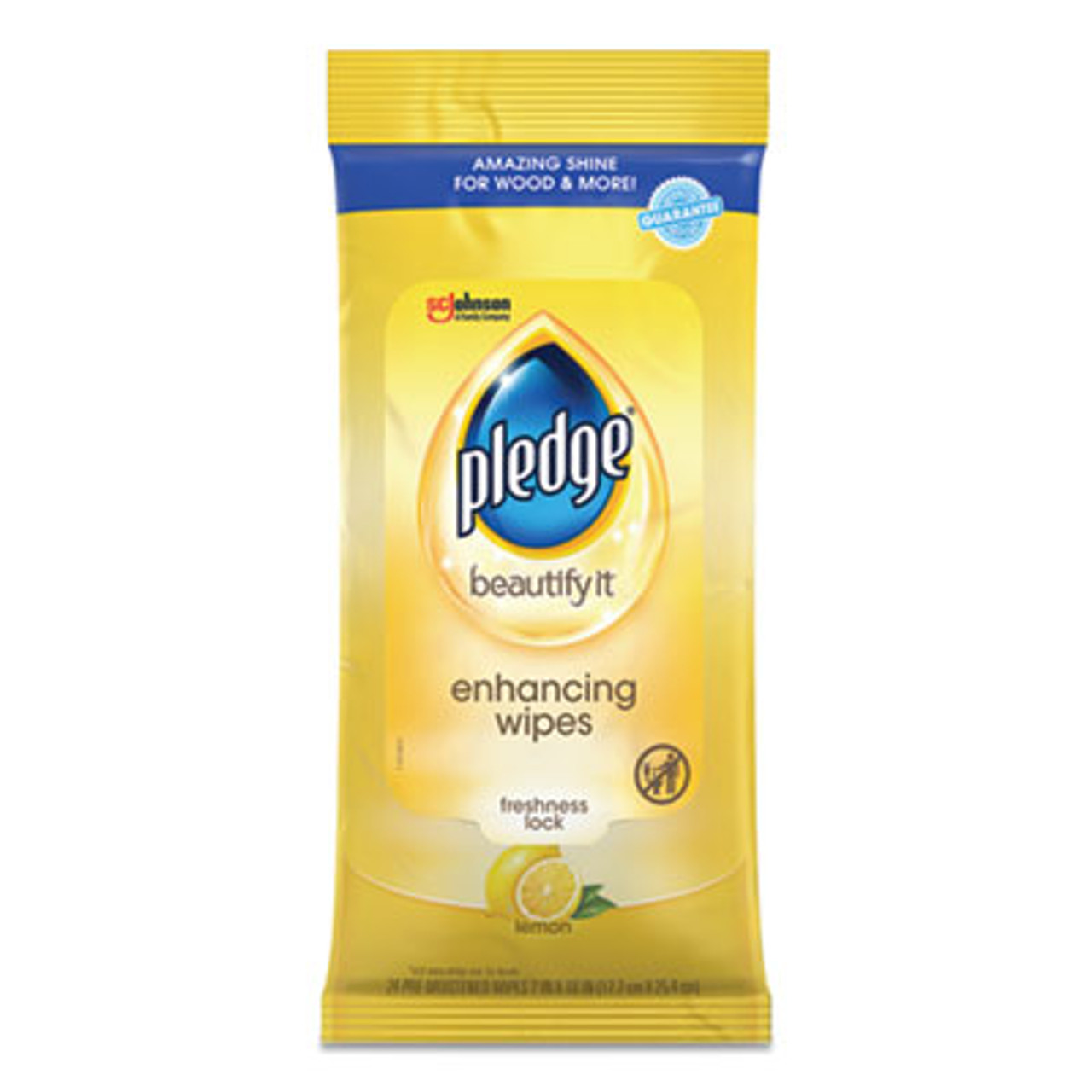 Pledge Furniture Wipes, Lemon - 24 pack