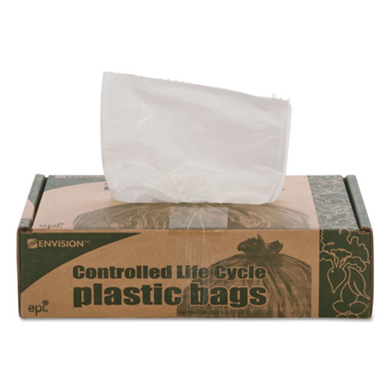 Commercial trash bags 10 gallon 24x24 1.0 mil case of 250