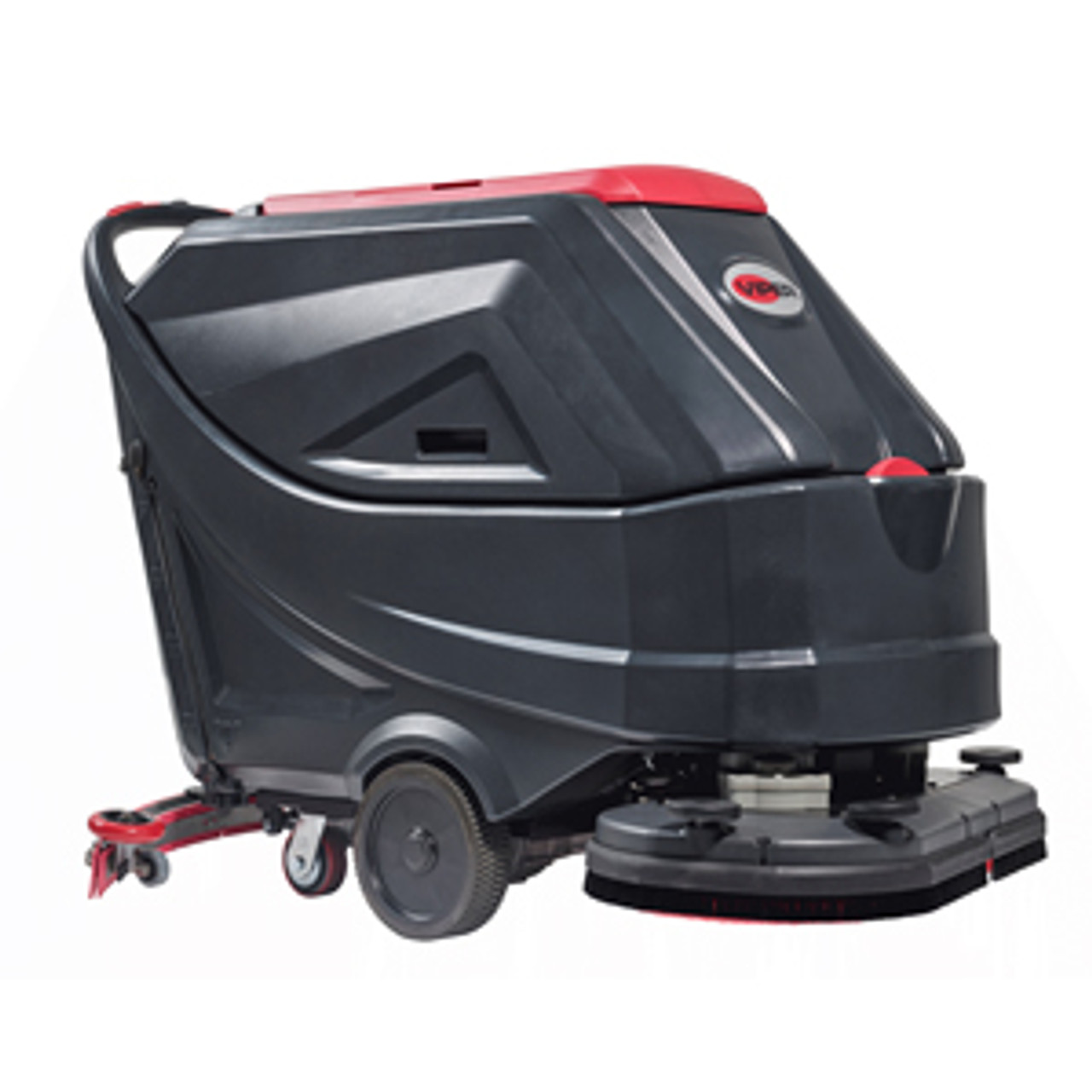 Viper AS7690T floor scrubber walk behind battery powered traction drive 30  inch 22 gallon with pad holders 242 ah batteries