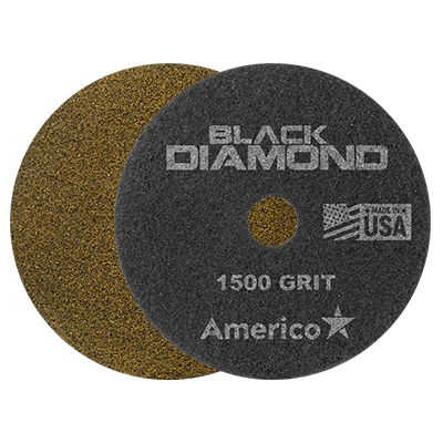 Black Diamond, Diamond Pads 1500 grit 8 inch yellow