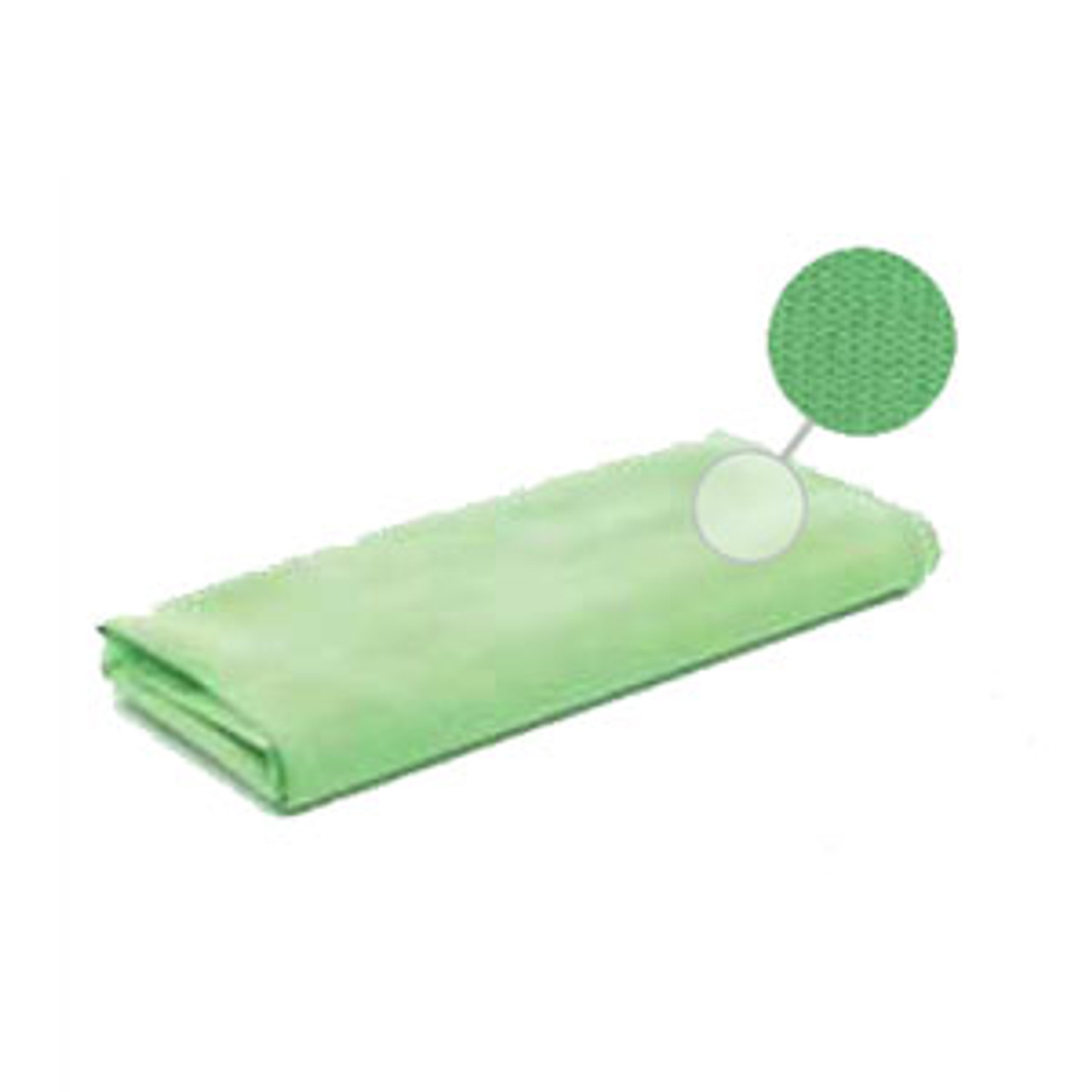 Microfiber Cleaning Cloths Green For Glass And Mirrors