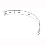 Betco E8190900 front squeegee band clamp for Vispa