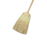 Boardwalk BWK926YCT corn broom wood handle parlor mixed