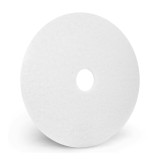 White Super Polish floor pads 18 inch 18WHITE