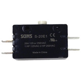 Nilfisk NF40263A switch dpst n.o. for Clarke Viper