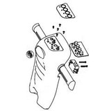 Nilfisk NFVF89607 kit front control housing for Clarke