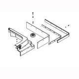 Nilfisk NFVF82807R skirt assembly right fang20hd for Clarke