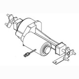 Nilfisk NF56382500 transaxle 36v for Clarke Viper and