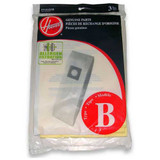3 Hoover 4010103B Type B vacuum bags allergen