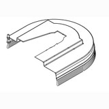 Nilfisk NF56315950 brush housing lh for Clarke Viper